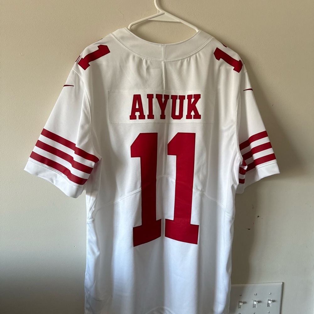 Men’s Nike Brandon Aiyuk #11 San Francisco 49ers Vapor Lmtd Jersey Sz L - RARE - Picture 6 of 6